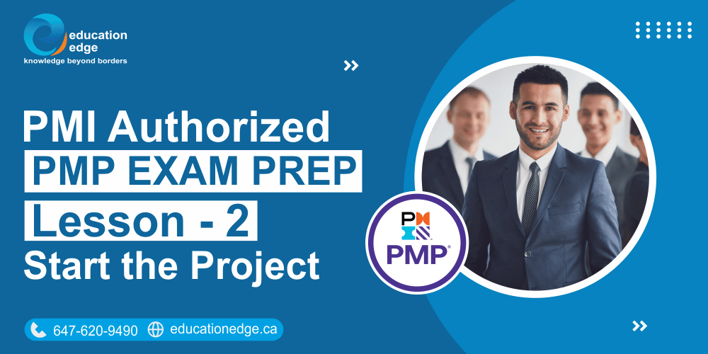 PMI Authorized PMP Exam Prep Lesson 2 Start the Project-min